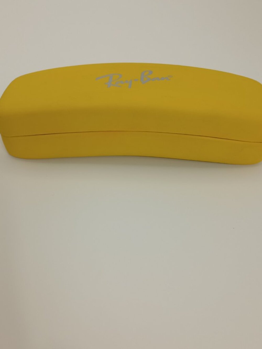 Ray-Ban Yellow Hard Clamshell Eyeglasses Sunglasses Case Red Interior - Picture 5 of 10